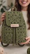 Crochet Laser Granny Square Backpack Pattern | Instant PDF