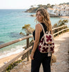 X Motif Two Color Granny Square Crochet Backpack Pattern PDF