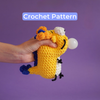 Crochet Dragon Blow Bubble Pattern, Amigurumi Dragon Plushie, Crochet Squishy Toy (PDF & Video)