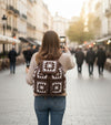 Granny Square Crochet Backpack Pattern PDF – Stylish Handmade Crochet Backpack with Straps
