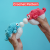 Crochet Blowfish Pattern, Amigurumi Pufferfish Plushie, Crochet Squishy Sea Animal (PDF & Video)