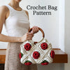 3D Granny Square Crochet Bag Pattern PDF | Handmade Crochet Handbag | Floral Granny Square Purse | Instant Download