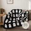 Ghost Granny Square Crochet Pattern Halloween Crochet Blanket Easy Crochet Baby Blanket Afghan PDF Instant Download