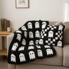 Ghost Granny Square Crochet Pattern Halloween Crochet Blanket Easy Crochet Baby Blanket Afghan PDF Instant Download