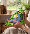 Handmade Crochet Frog Crossbody Bag