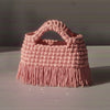 Nylon Fringe Crochet Tote Bag Pattern PDF | Modern Crochet Tote | Handmade Fringe Bag Tutorial | Instant Download