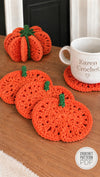 Halloween Crochet Pattern eBook | 6 Spooky Patterns: Witch Hat, Pumpkin Coasters, Ghost Blanket, Cushion, Monster Amigurumi & Backpack
