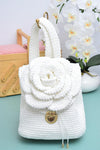 Crochet Rose Backpack Pattern Step-by-Step with Image References