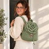 Crochet Rose Backpack Pattern Step-by-Step with Image References