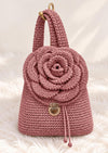 Crochet Rose Backpack Pattern Step-by-Step with Image References