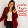 Crochet Doll Top with Cardigan Pattern | Instant PDF Download