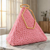 Crochet Pyramid Handbag Bag Pattern Step-by-Step with Image References PDF