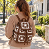 Granny Square Crochet Backpack Pattern PDF – Stylish Handmade Crochet Backpack with Straps