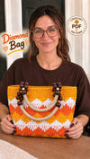 Crochet Tote Bag Pattern Step-by-Step with Image References