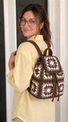 Granny Square Crochet Backpack Pattern PDF – Stylish Handmade Crochet Backpack with Straps