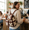 X Motif Two Color Granny Square Crochet Backpack Pattern PDF
