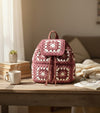 Granny Square Crochet Backpack Pattern PDF – Stylish Handmade Crochet Backpack with Straps