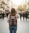 Granny Square Crochet Backpack Pattern PDF – Stylish Handmade Crochet Backpack with Straps