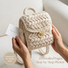 Marshmallow Backpack Crochet Pattern Step-by-Step with Image References PDF