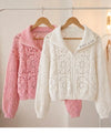 Crochet Granny Square Cardigan Pattern PDF | Zipper Hoodie Sweater Jacket Crochet Pattern for Women | Instant Download