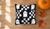 Ghost Granny Square Crochet Pattern Halloween Crochet Blanket Easy Crochet Baby Blanket Afghan PDF Instant Download