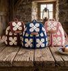 X Motif Two Color Granny Square Crochet Backpack Pattern PDF