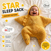 Crochet Baby Star Sleep Sack Pattern | Star Shaped Blanket & Newborn Star Swaddle Bunting | Crochet Baby Props | Baby Shower Gift PDF