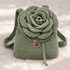Crochet Rose Backpack Pattern Step-by-Step with Image References