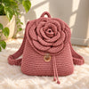 Crochet Rose Backpack Pattern Step-by-Step with Image References