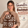 Granny Square Crochet Backpack Pattern PDF – Stylish Handmade Crochet Backpack with Straps