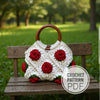 3D Granny Square Crochet Bag Pattern PDF | Handmade Crochet Handbag | Floral Granny Square Purse | Instant Download