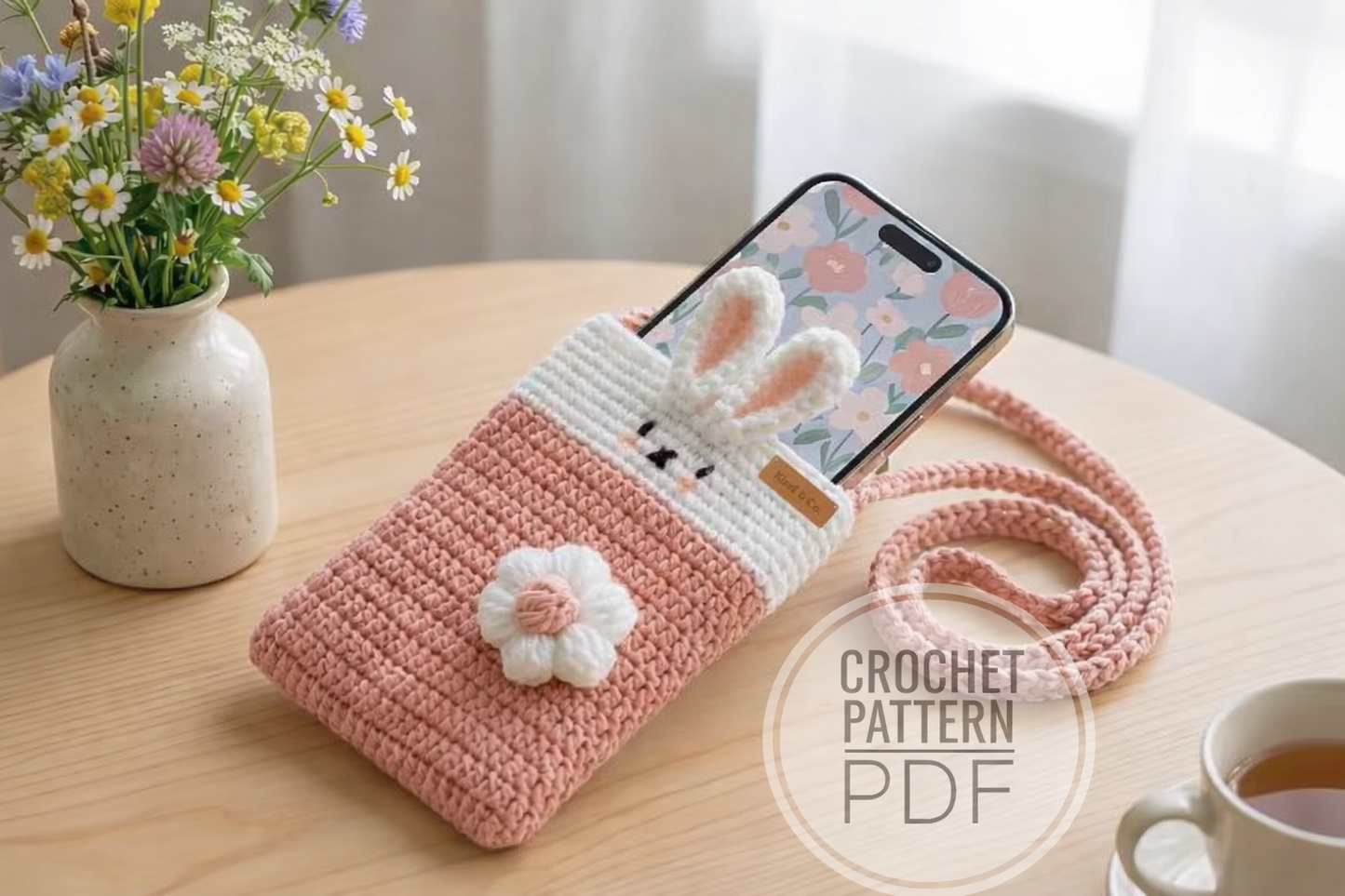 Crochet Phone Bag/Pouch Pattern PDF