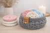 Crochet Face Scrubbies with Basket Pattern | PDF Digital Download