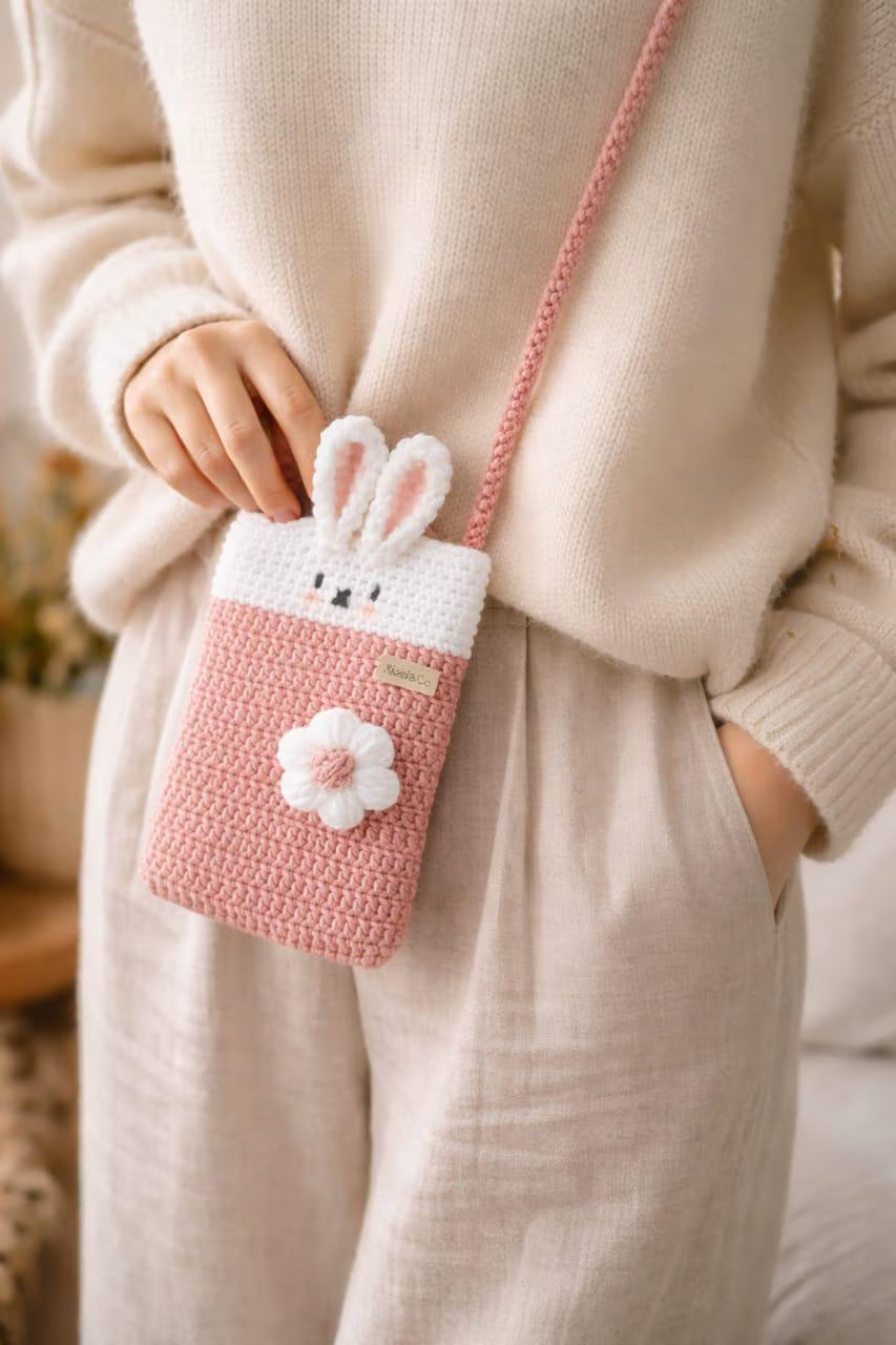 Crochet Phone Bag/Pouch Pattern PDF