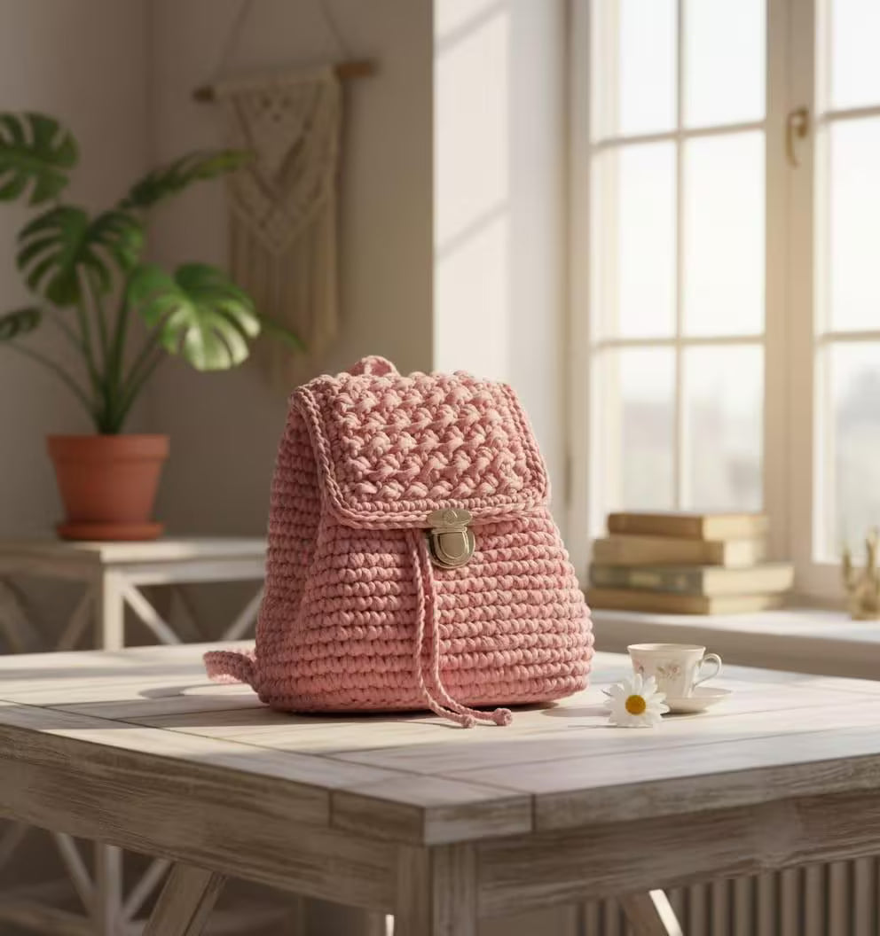 Häkelrucksack-Muster | Digitale PDF-Anleitung | Auf Deutsch mit deutscher Häkelterminologie