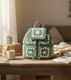 Granny Square Crochet Backpack Pattern PDF – Stylish Handmade Crochet Backpack with Straps
