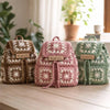 Granny Square Crochet Backpack Pattern PDF – Stylish Handmade Crochet Backpack with Straps