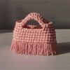 Nylon Fringe Crochet Tote Bag Pattern PDF | Modern Crochet Tote | Handmade Fringe Bag Tutorial | Instant Download