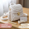Marshmallow Backpack Crochet Pattern Step-by-Step with Image References PDF